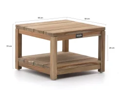 ROUGH-A Beistelltisch Outdoor 50x50x35 cm