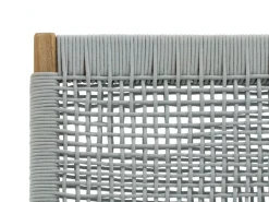 ROUGH-Batang Rope/ROUGH-X 200 cm Gartenmöbel-Set 5-teilig stapelbar