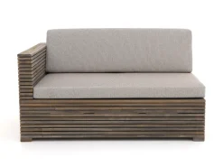 ROUGH-C Chaiselongue Lounge-Set 3-teilig