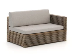 ROUGH-C Chaiselongue Lounge-Set 3-teilig
