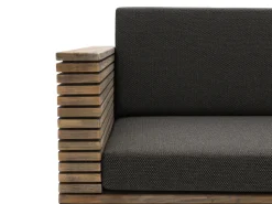 ROUGH-C Chaiselongue Lounge-Set 3-teilig