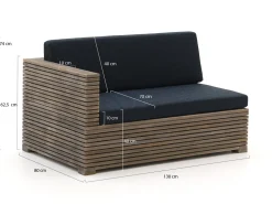 ROUGH-C Ecklounge-Set 4-teilig