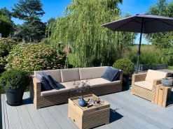 ROUGH-C Lounge Gartenhocker 60x60 cm