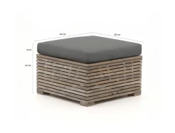 ROUGH-C Sessel-Sofa Lounge-Set 4-teilig