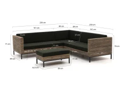 ROUGH-D Ecklounge-Set 4-teilig