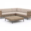 ROUGH-D Ecklounge-Set 4-teilig 5-Sitzer