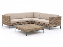 ROUGH-D Ecklounge-Set 4-teilig 5-Sitzer