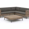 ROUGH-D Ecklounge-Set 4-teilig 5-Sitzer