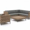 ROUGH-D Ecklounge-Set 5-teilig 6-Sitzer