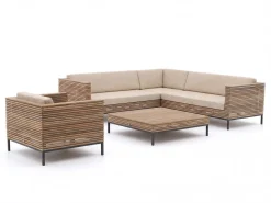 ROUGH-D Ecklounge-Set 5-teilig 6-Sitzer