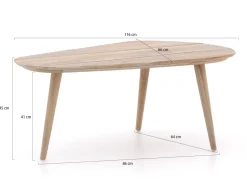 ROUGH-K Loungetisch 66x116x45 cm