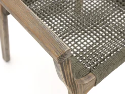 ROUGH-L Rope/ROUGH-S 160 cm Gartenmöbel-Set 5-teilig stapelbar