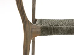 ROUGH-L Rope/ROUGH-S 160 cm Gartenmöbel-Set 5-teilig stapelbar