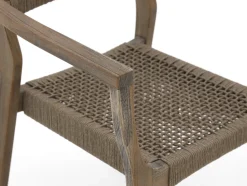 ROUGH-L Rope/ROUGH-S 220 cm Gartenmöbel-Set 7-teilig stapelbar