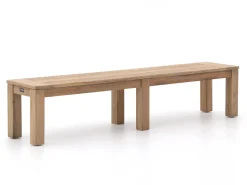 ROUGH-S 220 cm Gartenmöbel-Set mit Bank 5-teilig stapelbar