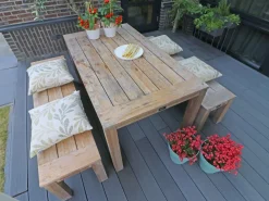 ROUGH-S 160 cm Picknick Sitzgruppe 3-teilig