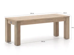 ROUGH-S 160 cm Picknick Sitzgruppe 3-teilig