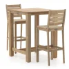 ROUGH-S/ROUGH-X 80 cm Gartenbar-Set 3-teilig