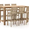 ROUGH-S/ROUGH-X 180 cm Gartenbar-Set 7-teilig