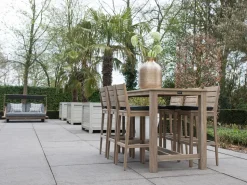 ROUGH-S/ROUGH-X 180 cm Gartenbar-Set 7-teilig