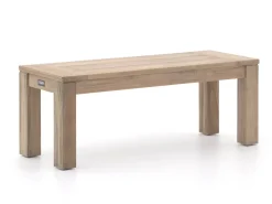 ROUGH-S/ROUGH-X 180 cm Gartenmöbel-Set mit Bank 4-teilig stapelbar