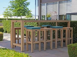 ROUGH-X 240 cm Gartenbar-Set 9-teilig