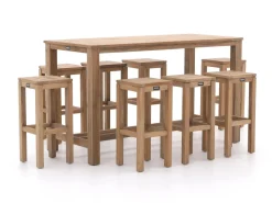 ROUGH-X 180 cm Gartenbar-Set 9-teilig