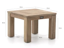 ROUGH-X Gartenliegen-Set 3-teilig