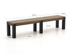 ROUGH-X Picknickbank 210x42x45 cm