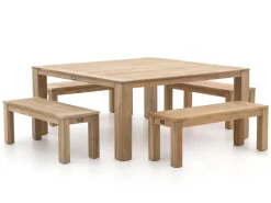 ROUGH-X 170x170 cm Picknick Sitzgruppe 5-teilig