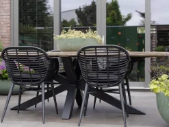 ROUGH-Y Ellips Gartentisch 240x120 cm