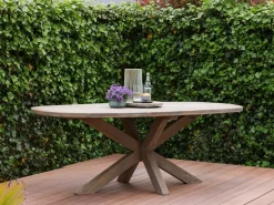 ROUGH-Y Ellips Gartentisch 240x120 cm