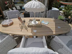 ROUGH-Y Ellips Gartentisch 280x130 cm