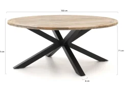 ROUGH-Y Esstisch ø 180 cm (h:75 cm)
