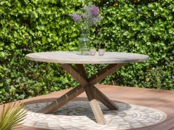 ROUGH-Y Gartentisch ø 120 cm (h:75 cm)