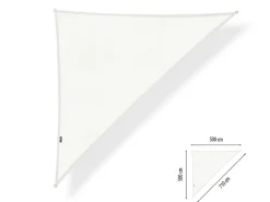 Shadow Comfort Sonnensegel Dreieck 90° 500x500x710 cm