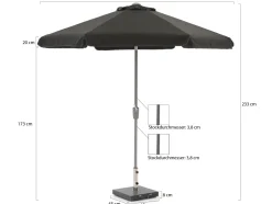 Shadowline Aruba Sonnenschirm ø 250 cm