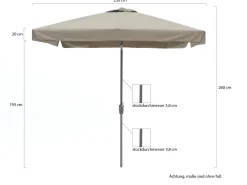 Shadowline Aruba Sonnenschirm 250x250 cm