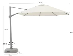 Shadowline Austin Ampelschirm ø 350 cm