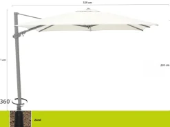 Shadowline Austin Ampelschirm 300x300 cm