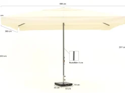 Shadowline Bonaire Sonnenschirm 400x300 cm