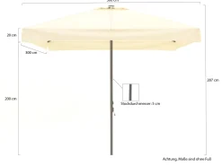 Shadowline Bonaire Sonnenschrim 300x300 cm