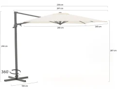 Shadowline Francisco Ampelschirm 260x260cm