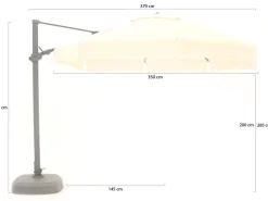 Shadowline Miami Ampelschirm ø 350 cm