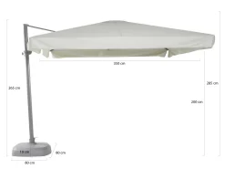 Shadowline Miami Ampelschirm 300x300 cm