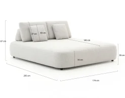SUNS Blocchi Lounge Daybed