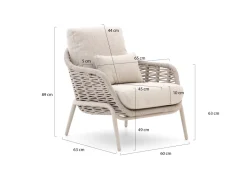 SUNS Casto Low Dining Gartenstuhl