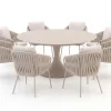 SUNS Dolce/Nova ø170cm dining tuinset 9-delig