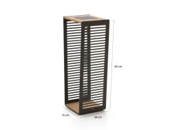 SUNS Eve L Solar-Laterne 35x28x80 cm