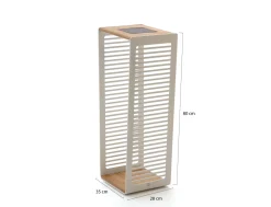 SUNS Eve L Solar-Laterne 35x28x80 cm
